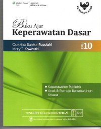 Image of Buku Ajar keperawatan Dasar ed.10: Keperawatan Pediatrik -Anak & remaja berkebutuhan khusus
