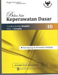 Image of Buku Ajar Keperawatan Dasar ed.10: Farmakologi & pemberian medikasi